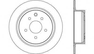 OPEN PARTS bdr264710 -  Тормозной диск